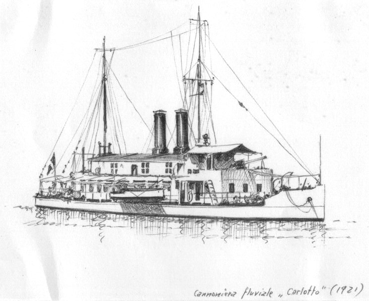 1921 - Cannoniera fluviale 'Carlotto'